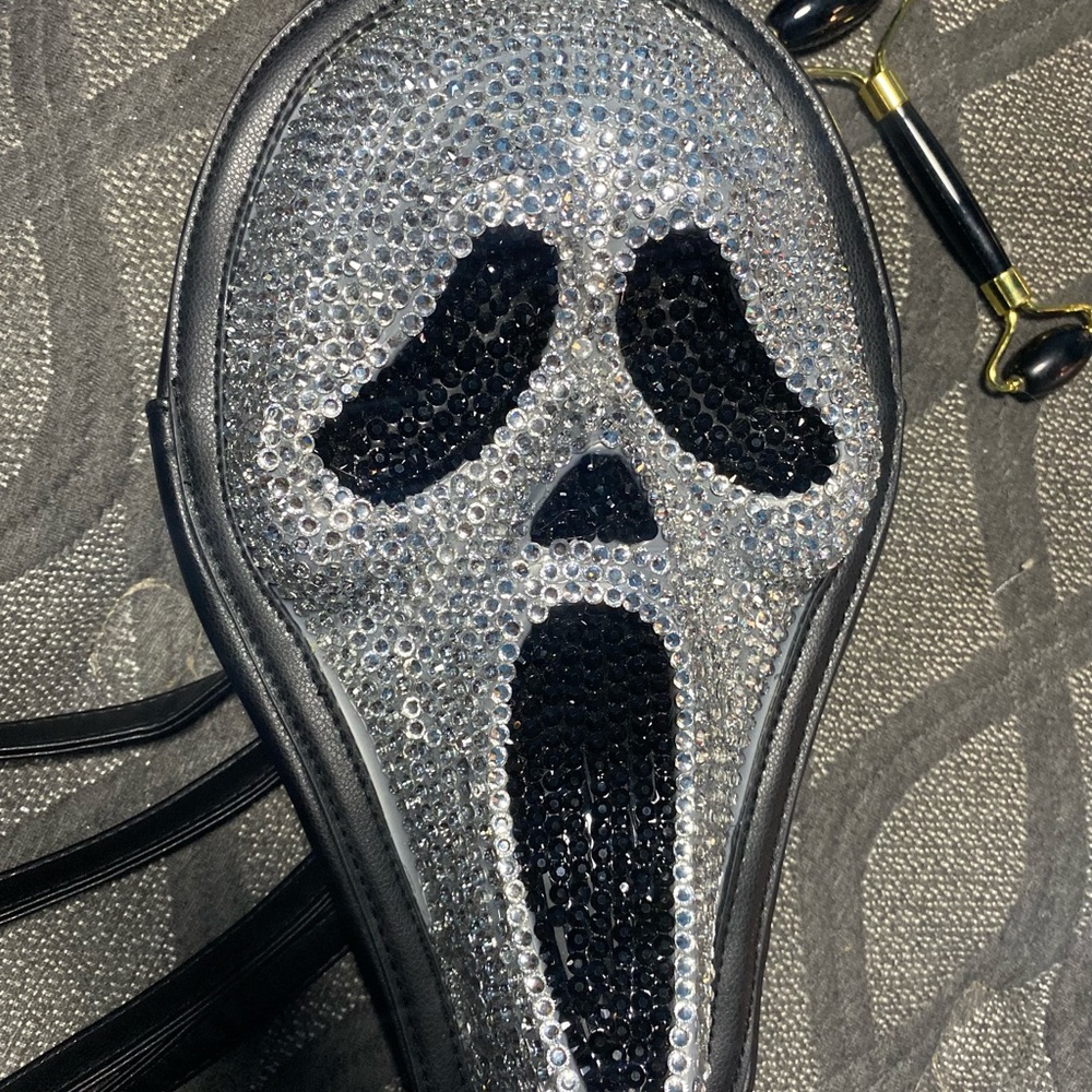 Spirit Black and Silver Skull Bag